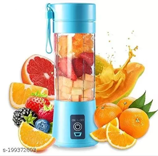 Portable Blender, Personal Mini Bottle Travel Electric Smoothie Blender Maker Fruit Juicer Cup, with 13oz Bottles